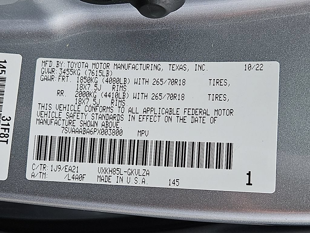 2023 Toyota Sequoia SR5