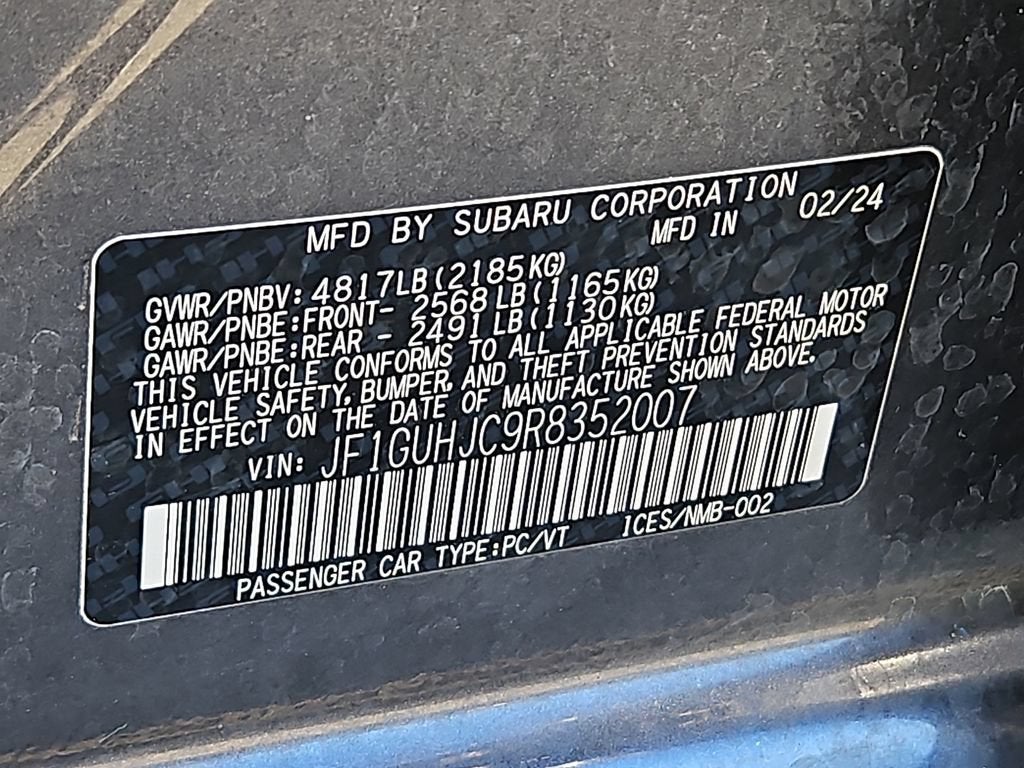 2024 Subaru Impreza RS