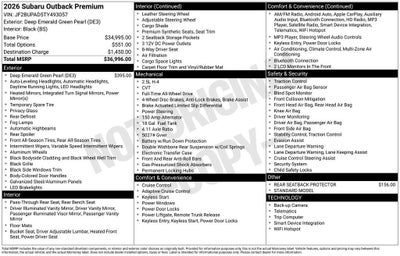 2026 Subaru Outback Premium