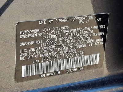 2023 Subaru Crosstrek Premium