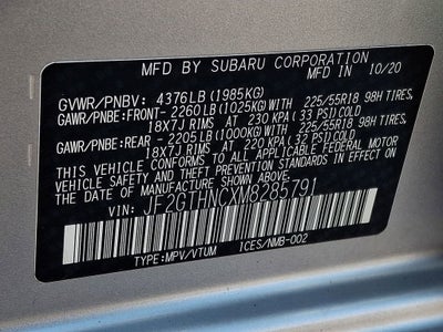 2021 Subaru Crosstrek Limited