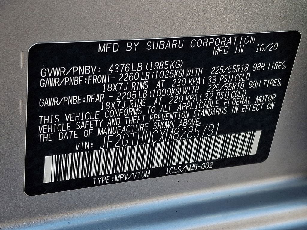 2021 Subaru Crosstrek Limited