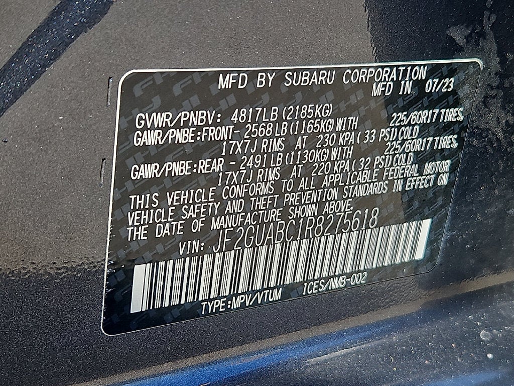 2024 Subaru Crosstrek Base
