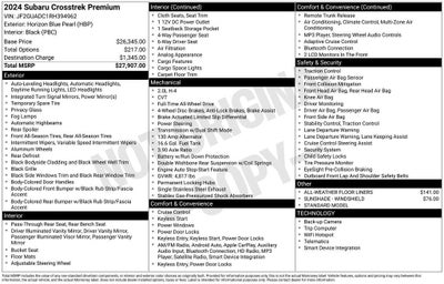 2024 Subaru Crosstrek Premium