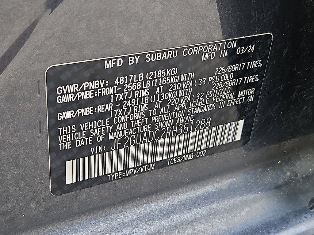 2024 Subaru Crosstrek Premium