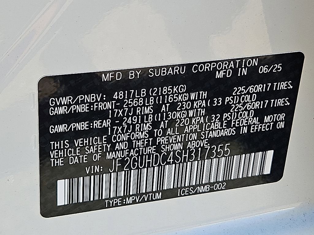 2025 Subaru Crosstrek Premium