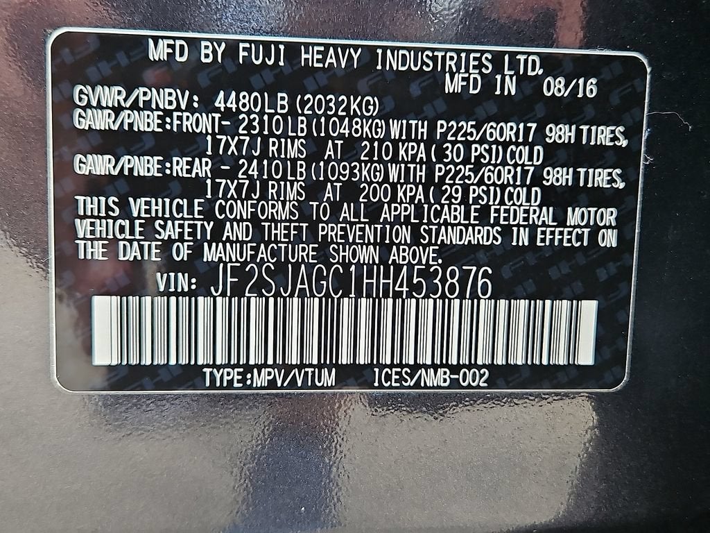 2017 Subaru Forester 2.5i Premium