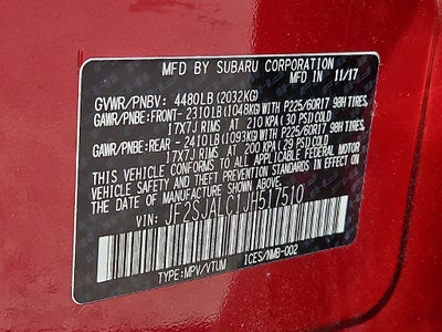 2018 Subaru Forester 2.5i Limited