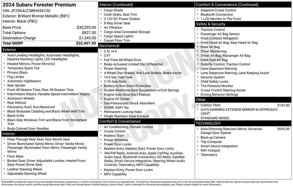 2024 Subaru Forester Premium