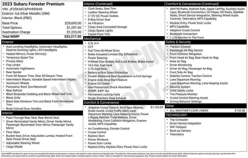 2023 Subaru Forester Premium