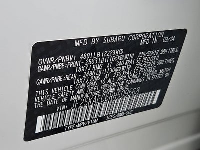 2024 Subaru Forester Sport