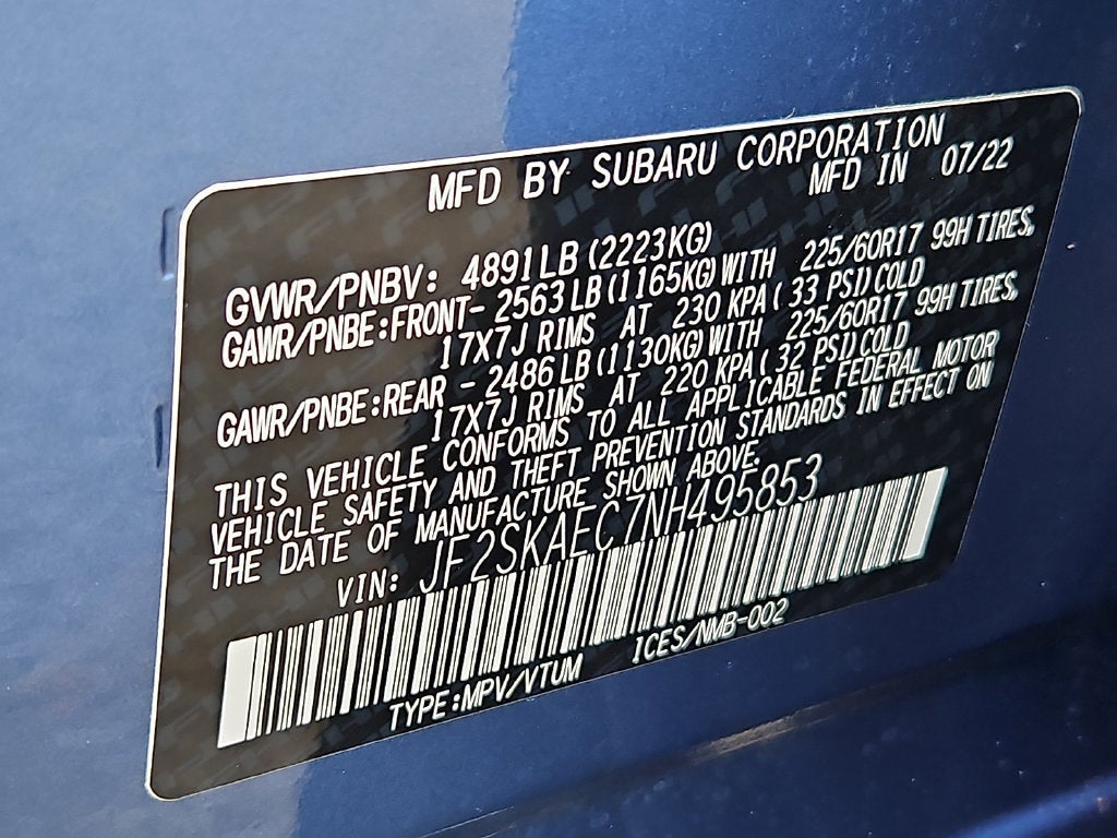 2022 Subaru Forester Premium