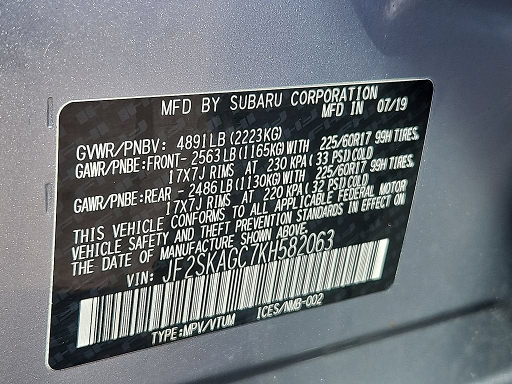 2019 Subaru Forester Premium