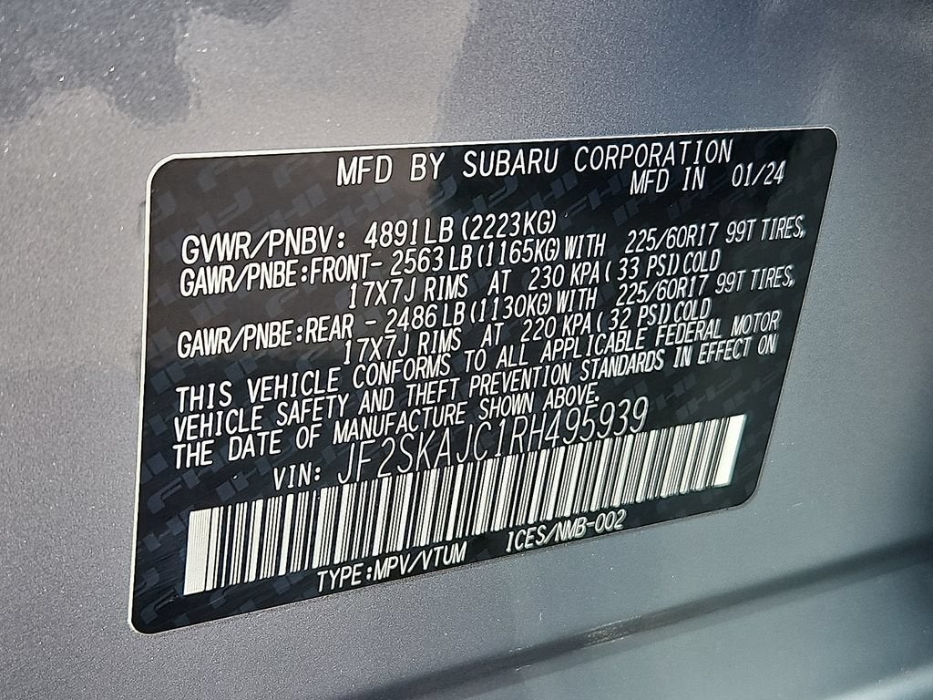 2024 Subaru Forester Wilderness