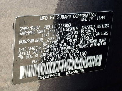2020 Subaru Forester Sport