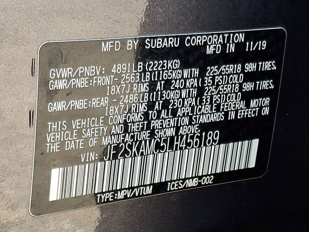 2020 Subaru Forester Sport