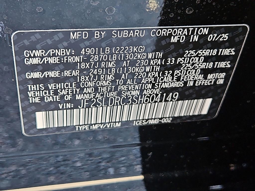 2025 Subaru Forester Limited