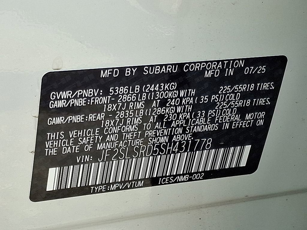 2025 Subaru Forester Limited Hybrid