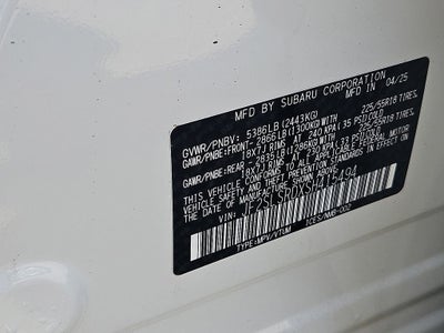 2025 Subaru Forester Limited Hybrid