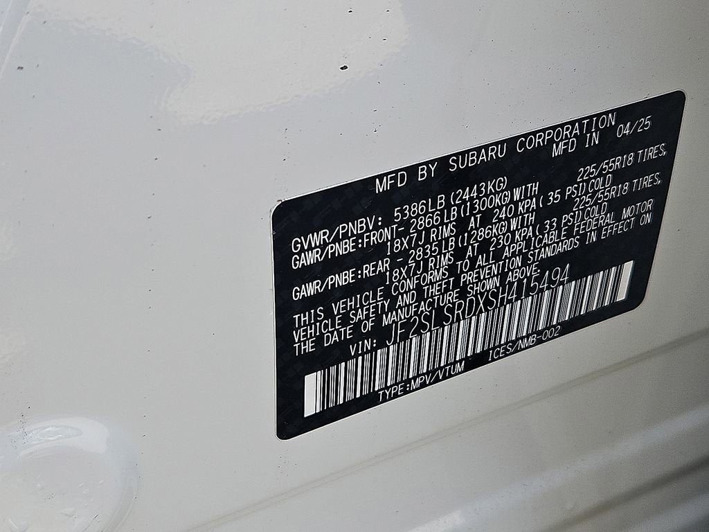 2025 Subaru Forester Limited Hybrid