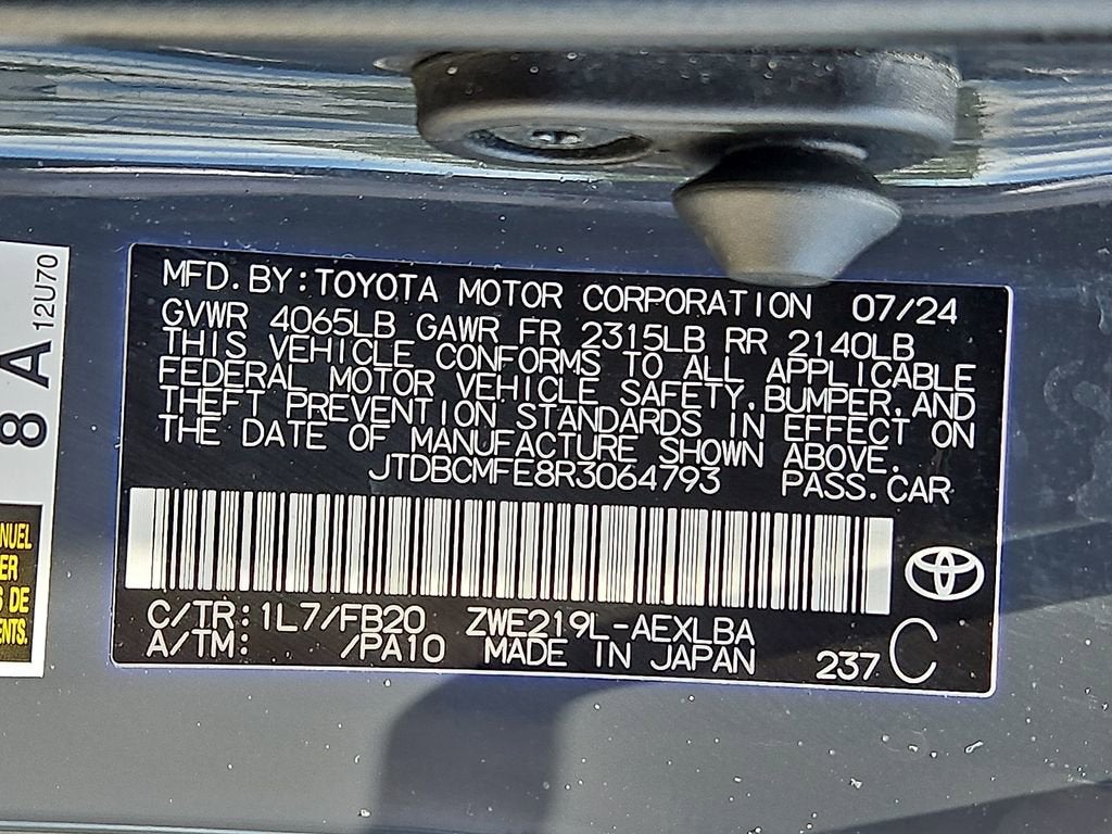 2024 Toyota Corolla Hybrid LE