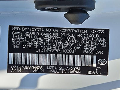 2023 Toyota Corolla XSE