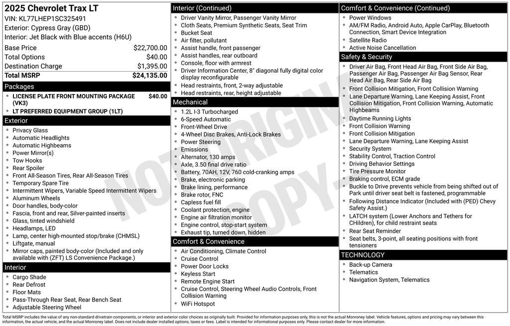 2025 Chevrolet Trax LT