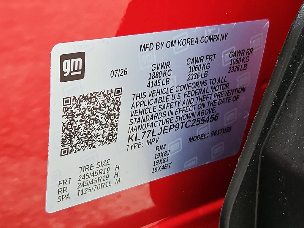 2026 Chevrolet Trax 2RS