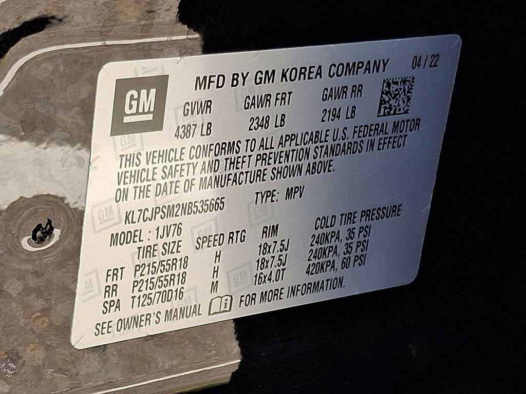 2022 Chevrolet Trax LT