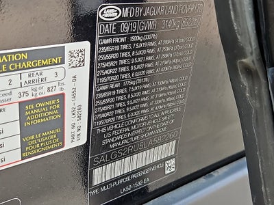 2020 Land Rover Range Rover HSE