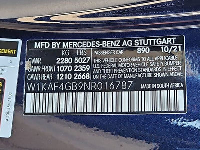 2022 Mercedes-Benz C-Class C 300