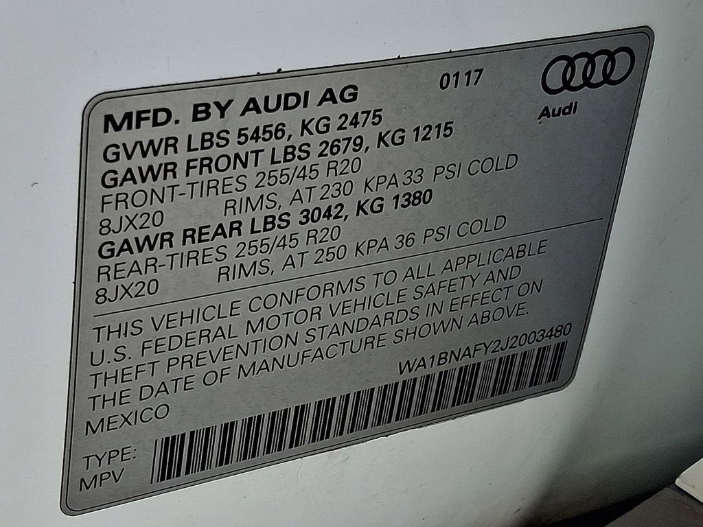 2018 Audi Q5 2.0T Premium