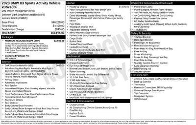 2023 BMW X3 xDrive30i