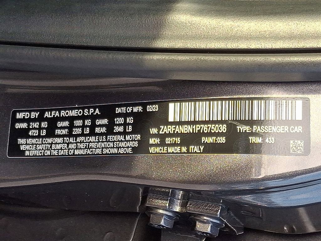 2023 Alfa Romeo Giulia Ti AWD