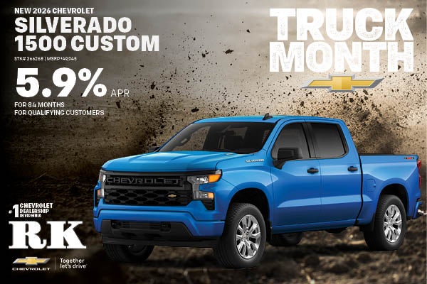 NEW 2026 CHEVROLET SILVERADO 1500 MODELS