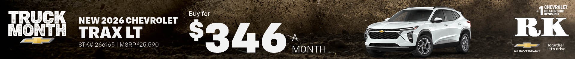 NEW 2026 CHEVROLET TRAX LT