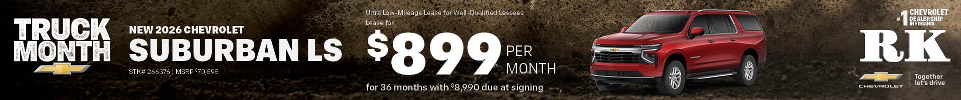 NEW 2026 CHEVROLET SUBURBAN LS 