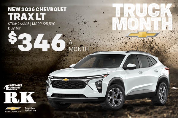 NEW 2026 CHEVROLET TRAX MODELS
