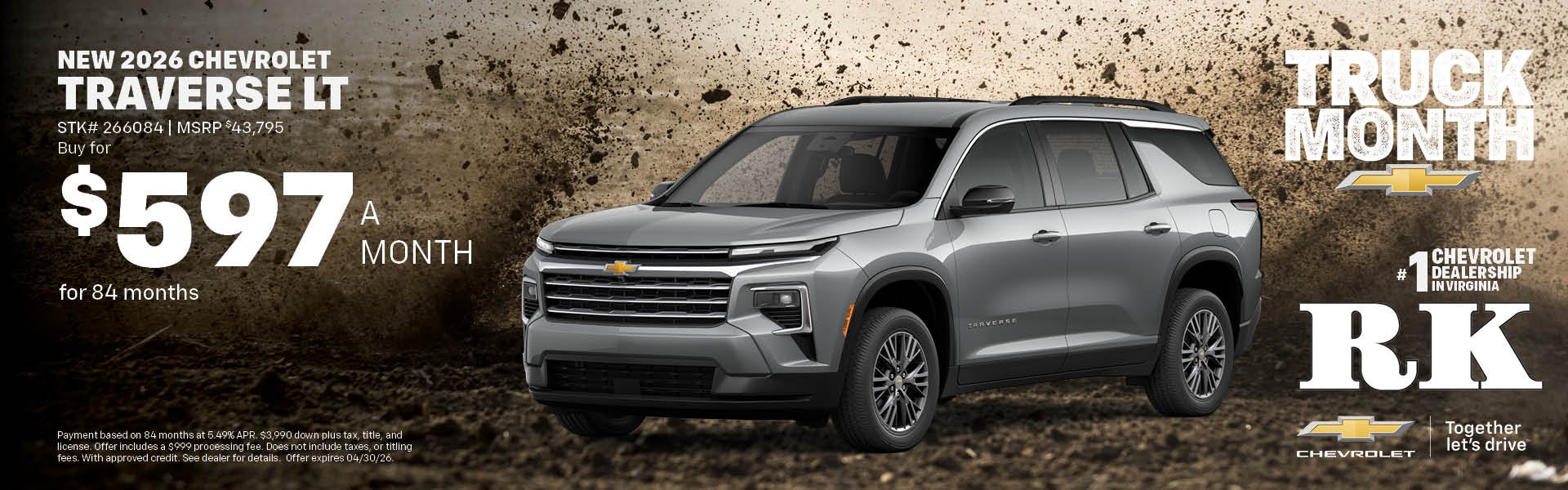 NEW 2026 CHEVROLET TRAVERSE MODELS