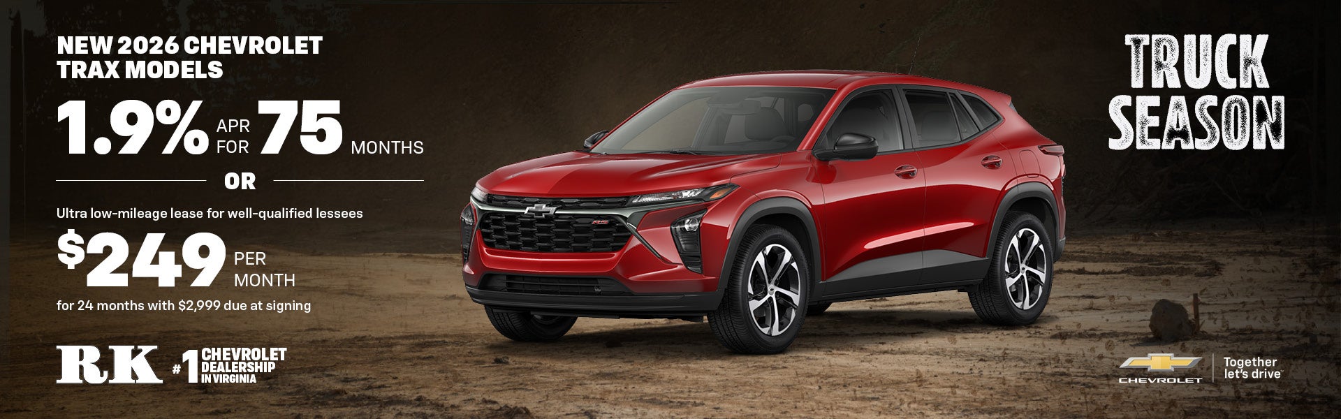 New 2026 Chevrolet Trax Models