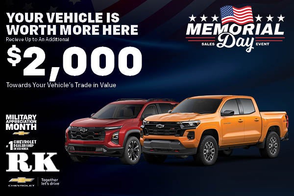 YOUR VEHICLE IS WORTH MORE HERE